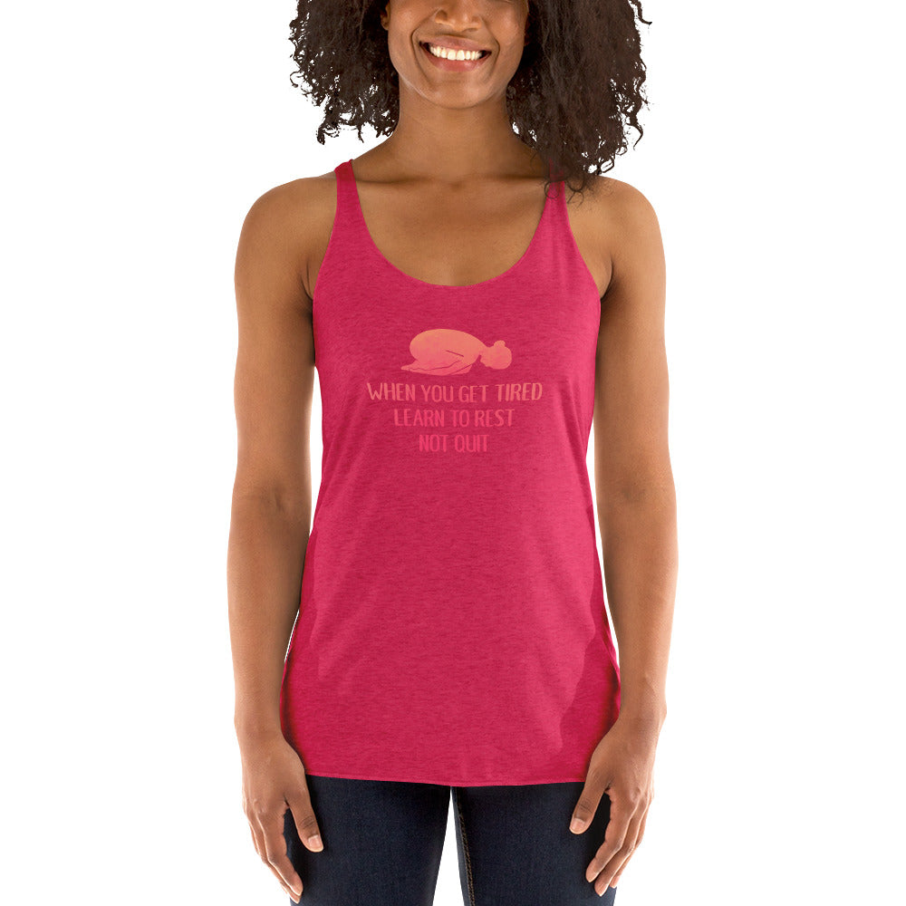 YOGA for the Cure Stamp Racerback Tank - WE ARE YOGA