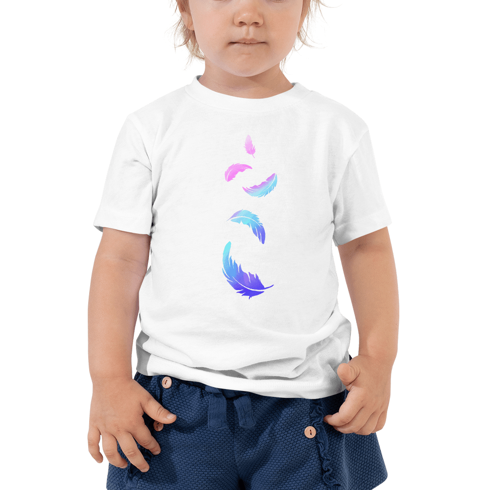 Rainbow feathers freedom tee. For the wild and free toddler