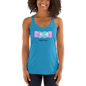 Rest in Child Pose Women's Racerback Tank