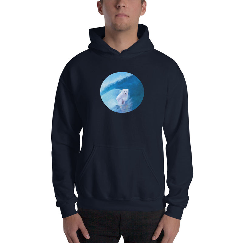 Cool water surfing hoodie - Cool bear surfing Hooded Sweatshirt