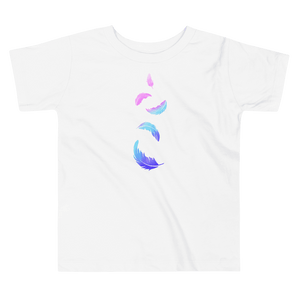 Rainbow feathers freedom tee. For the wild and free toddler