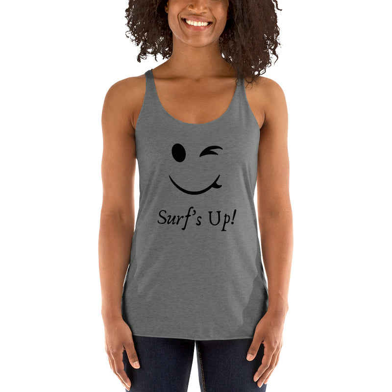 Surfboard smiley shirt - Surfboard smiley top for women