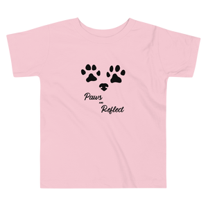 Paws and Reflect toddler t-shirt for the lover of dogs and naps <3