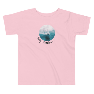 Grom surf gift - Pink always overhead scared hamster toddler t-shirt