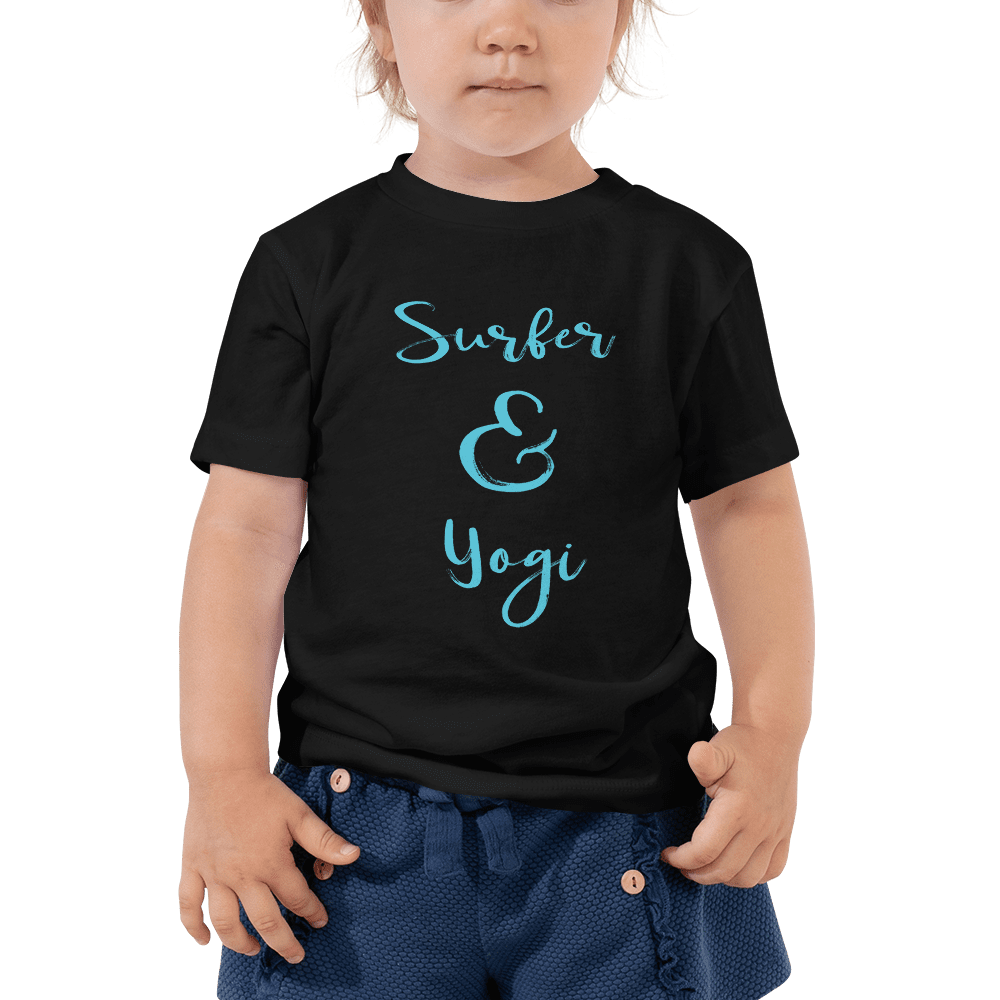 Toddler Short Sleeve Tee - Surfer and Yogi