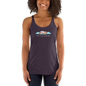 Here for the Savasa-naps corgi yoga racerback tank top <3