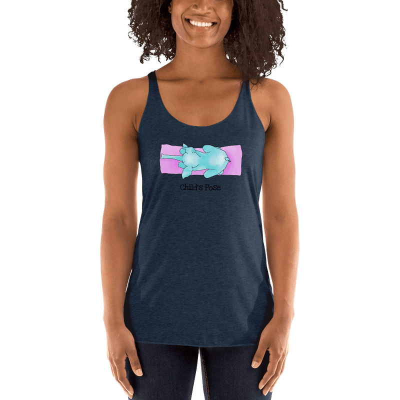 Rest in Child Pose Women's Racerback Tank