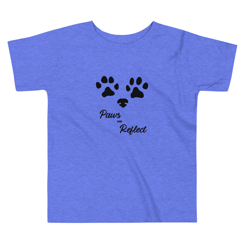 Paws and Reflect toddler t-shirt for the lover of dogs and naps <3