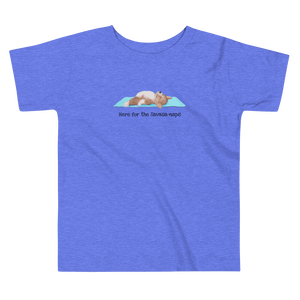 Here for the Savasa-naps shirt - Toddler Short Sleeve Tee Savasana