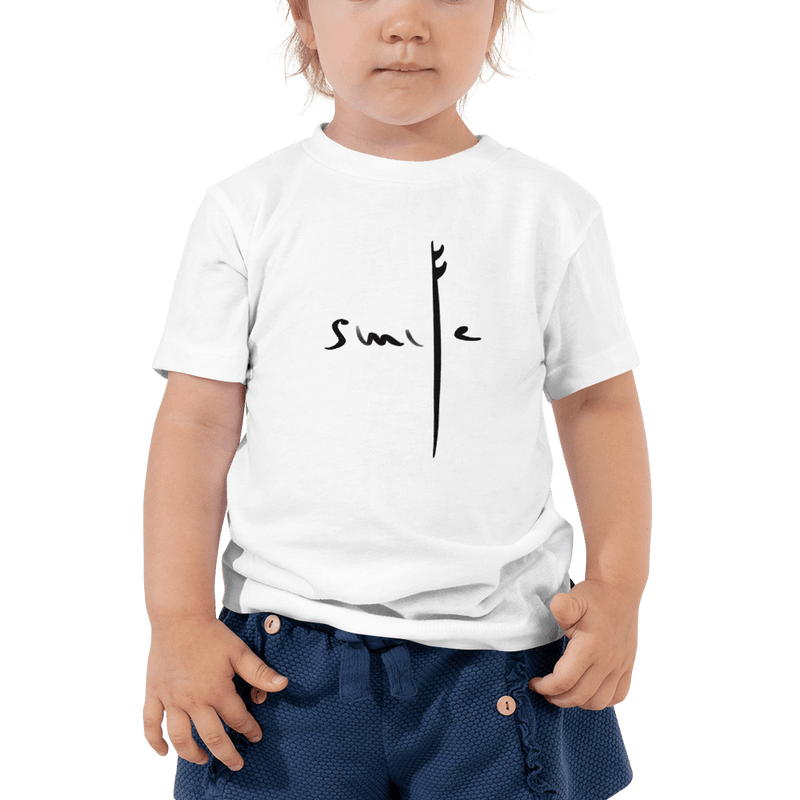 Surfer Smiles Toddler t-shirt. Perfect for the beach!