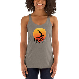 Sunset yoga women clothes - Sunset Yoga Women's Racerback Tank