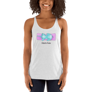 Rest in Child Pose Women's Racerback Tank