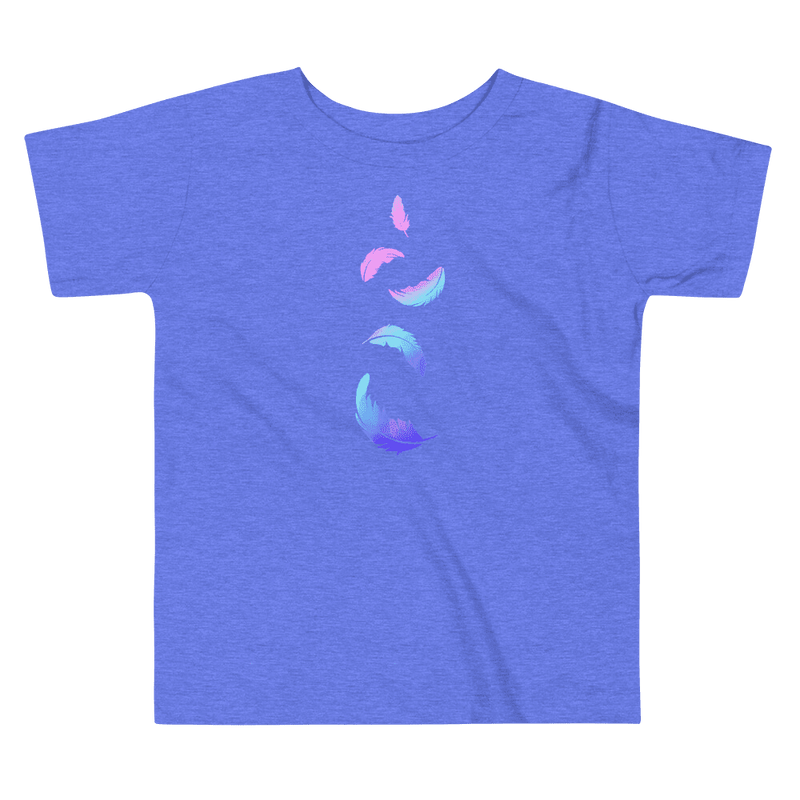 Rainbow feathers freedom tee. For the wild and free toddler