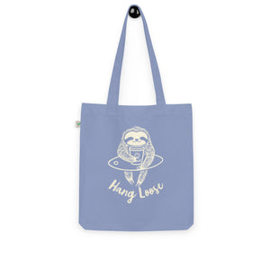 Sloth Surfer's Companion: Hang Loose Organic Tote Bag for Eco-Friendly Coffee Lovers | Surfersandyogis