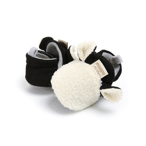 Super cute fuzzy baby shoes