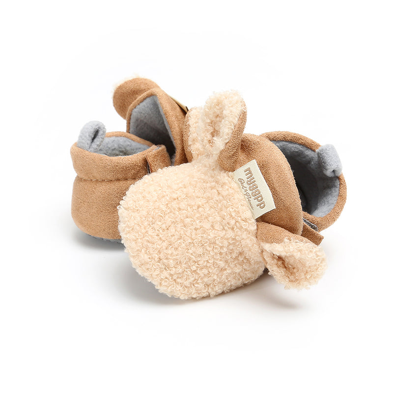 Super cute fuzzy baby shoes