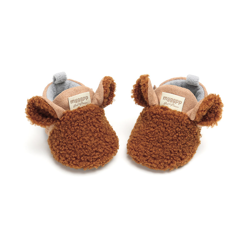 Super cute fuzzy baby shoes