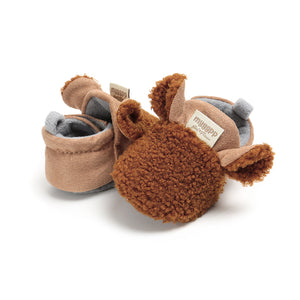 Super cute fuzzy baby shoes