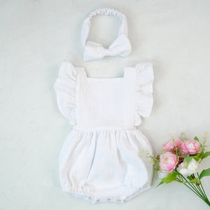 Baby girl ruffle romper - Beautiful baby girl rompers with ruffles