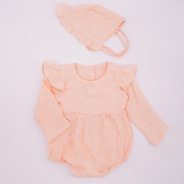 Baby girl ruffle romper - Beautiful baby girl rompers with ruffles