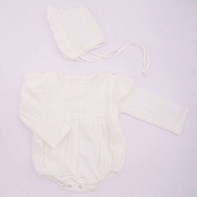 Baby girl ruffle romper - Beautiful baby girl rompers with ruffles