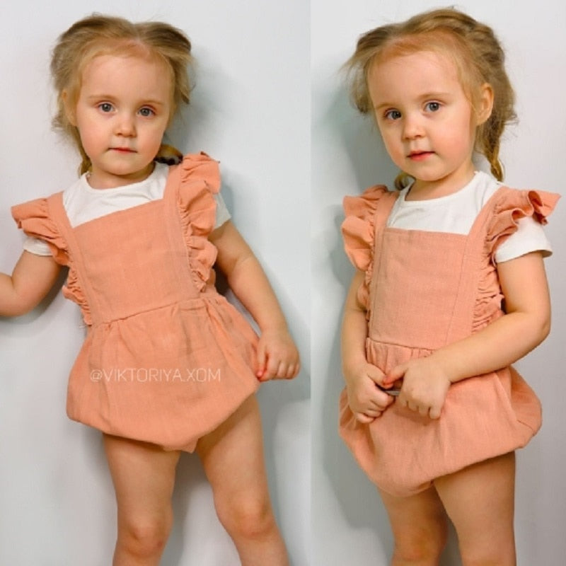 Baby girl ruffle romper - Beautiful baby girl rompers with ruffles boho baby