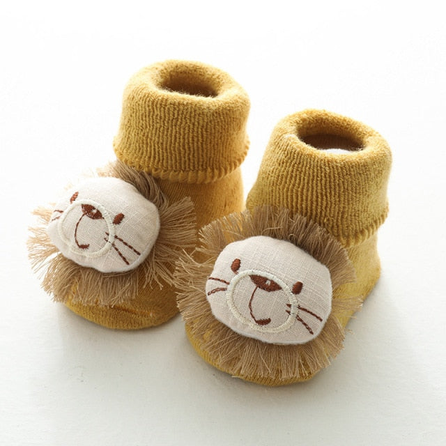 Super-cute baby animal socks