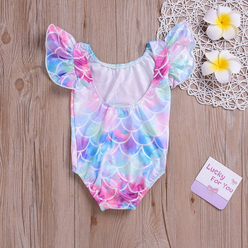 Mermaid toddler bathing suit - Mermaid baby / toddlers swimsuit