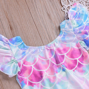 Mermaid toddler bathing suit - Mermaid baby toddler bathing suit