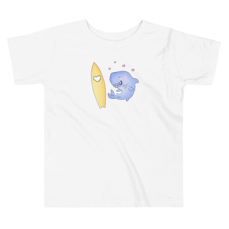 Shark bites - Short sleeve kids t-shirt – Surfersandyogis