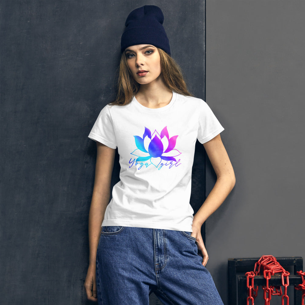 Rainbow lotus yoga shirt - Rainbow Lotus Yoga Women's T-shirt